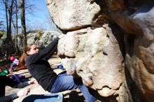 Bouldering in the southeast during Spring Break 2013.

Filename: SRM_20130312_11111805.JPG
Aperture: f/4.0
Shutter Speed: 1/2500
Body: Canon EOS-1D Mark II
Lens: Canon EF 16-35mm f/2.8 L