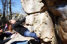 Bouldering in the southeast during Spring Break 2013.

Filename: SRM_20130312_11112607.JPG
Aperture: f/4.0
Shutter Speed: 1/2500
Body: Canon EOS-1D Mark II
Lens: Canon EF 16-35mm f/2.8 L