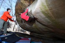 Bouldering in the southeast during Spring Break 2013.

Filename: SRM_20130312_11573429.JPG
Aperture: f/5.6
Shutter Speed: 1/400
Body: Canon EOS-1D Mark II
Lens: Canon EF 16-35mm f/2.8 L