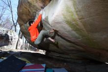 Bouldering in the southeast during Spring Break 2013.

Filename: SRM_20130312_11584833.JPG
Aperture: f/5.6
Shutter Speed: 1/500
Body: Canon EOS-1D Mark II
Lens: Canon EF 16-35mm f/2.8 L