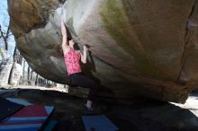 Bouldering in the southeast during Spring Break 2013.

Filename: SRM_20130312_12254236.JPG
Aperture: f/5.6
Shutter Speed: 1/500
Body: Canon EOS-1D Mark II
Lens: Canon EF 16-35mm f/2.8 L