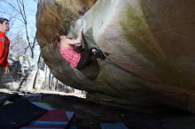 Bouldering in the southeast during Spring Break 2013.

Filename: SRM_20130312_12254437.JPG
Aperture: f/5.6
Shutter Speed: 1/500
Body: Canon EOS-1D Mark II
Lens: Canon EF 16-35mm f/2.8 L