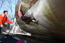 Bouldering in the southeast during Spring Break 2013.

Filename: SRM_20130312_12255438.JPG
Aperture: f/5.6
Shutter Speed: 1/500
Body: Canon EOS-1D Mark II
Lens: Canon EF 16-35mm f/2.8 L