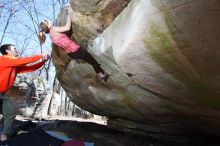 Bouldering in the southeast during Spring Break 2013.

Filename: SRM_20130312_12260439.JPG
Aperture: f/5.6
Shutter Speed: 1/500
Body: Canon EOS-1D Mark II
Lens: Canon EF 16-35mm f/2.8 L