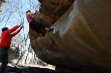 Bouldering in the southeast during Spring Break 2013.

Filename: SRM_20130312_12261846.JPG
Aperture: f/5.6
Shutter Speed: 1/500
Body: Canon EOS-1D Mark II
Lens: Canon EF 16-35mm f/2.8 L