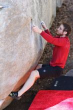 Bouldering in the southeast during Spring Break 2013.

Filename: SRM_20130312_14373012.JPG
Aperture: f/2.0
Shutter Speed: 1/1000
Body: Canon EOS-1D Mark II
Lens: Canon EF 85mm f/1.2 L II