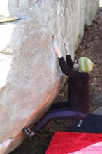Bouldering in the southeast during Spring Break 2013.

Filename: SRM_20130312_14403629.JPG
Aperture: f/2.0
Shutter Speed: 1/1000
Body: Canon EOS-1D Mark II
Lens: Canon EF 85mm f/1.2 L II