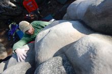 Bouldering in the southeast during Spring Break 2013.

Filename: SRM_20130312_16051628.JPG
Aperture: f/4.0
Shutter Speed: 1/1600
Body: Canon EOS-1D Mark II
Lens: Canon EF 16-35mm f/2.8 L