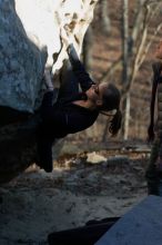 Bouldering in the southeast during Spring Break 2013.

Filename: SRM_20130313_17062258.JPG
Aperture: f/2.8
Shutter Speed: 1/500
Body: Canon EOS-1D Mark II
Lens: Canon EF 85mm f/1.2 L II