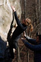 Bouldering in the southeast during Spring Break 2013.

Filename: SRM_20130313_17063859.JPG
Aperture: f/2.8
Shutter Speed: 1/1250
Body: Canon EOS-1D Mark II
Lens: Canon EF 85mm f/1.2 L II