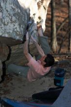 Bouldering in the southeast during Spring Break 2013.

Filename: SRM_20130313_17081265.JPG
Aperture: f/2.8
Shutter Speed: 1/1600
Body: Canon EOS-1D Mark II
Lens: Canon EF 85mm f/1.2 L II