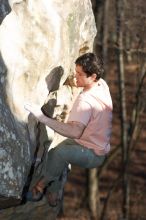 Bouldering in the southeast during Spring Break 2013.

Filename: SRM_20130313_17113674.JPG
Aperture: f/2.8
Shutter Speed: 1/1250
Body: Canon EOS-1D Mark II
Lens: Canon EF 85mm f/1.2 L II