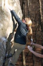 Bouldering in the southeast during Spring Break 2013.

Filename: SRM_20130313_17155480.JPG
Aperture: f/2.8
Shutter Speed: 1/1250
Body: Canon EOS-1D Mark II
Lens: Canon EF 85mm f/1.2 L II