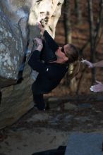 Bouldering in the southeast during Spring Break 2013.

Filename: SRM_20130313_17165881.JPG
Aperture: f/2.8
Shutter Speed: 1/1250
Body: Canon EOS-1D Mark II
Lens: Canon EF 85mm f/1.2 L II