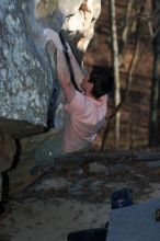 Bouldering in the southeast during Spring Break 2013.

Filename: SRM_20130313_17215889.JPG
Aperture: f/2.8
Shutter Speed: 1/1250
Body: Canon EOS-1D Mark II
Lens: Canon EF 85mm f/1.2 L II