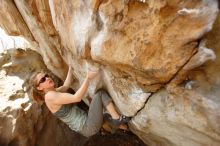 Bouldering in the southeast during Spring Break 2013.

Filename: SRM_20130315_12411819.JPG
Aperture: f/2.8
Shutter Speed: 1/800
Body: Canon EOS-1D Mark II
Lens: Canon EF 16-35mm f/2.8 L