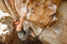 Bouldering in the southeast during Spring Break 2013.

Filename: SRM_20130315_12412221.JPG
Aperture: f/2.8
Shutter Speed: 1/800
Body: Canon EOS-1D Mark II
Lens: Canon EF 16-35mm f/2.8 L