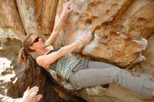 Bouldering in the southeast during Spring Break 2013.

Filename: SRM_20130315_12413026.JPG
Aperture: f/2.8
Shutter Speed: 1/800
Body: Canon EOS-1D Mark II
Lens: Canon EF 16-35mm f/2.8 L