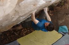 Bouldering in the southeast during Spring Break 2013.

Filename: SRM_20130315_13464639.JPG
Aperture: f/4.0
Shutter Speed: 1/320
Body: Canon EOS-1D Mark II
Lens: Canon EF 70-200mm f/2.8 L IS