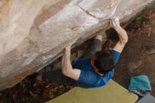 Bouldering in the southeast during Spring Break 2013.

Filename: SRM_20130315_13464840.JPG
Aperture: f/4.0
Shutter Speed: 1/400
Body: Canon EOS-1D Mark II
Lens: Canon EF 70-200mm f/2.8 L IS