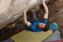 Bouldering in the southeast during Spring Break 2013.

Filename: SRM_20130315_13465441.JPG
Aperture: f/4.0
Shutter Speed: 1/320
Body: Canon EOS-1D Mark II
Lens: Canon EF 70-200mm f/2.8 L IS