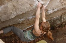 Bouldering in the southeast during Spring Break 2013.

Filename: SRM_20130315_13510462.JPG
Aperture: f/4.0
Shutter Speed: 1/400
Body: Canon EOS-1D Mark II
Lens: Canon EF 70-200mm f/2.8 L IS