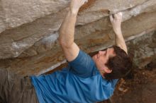 Bouldering in the southeast during Spring Break 2013.

Filename: SRM_20130315_13513069.JPG
Aperture: f/4.0
Shutter Speed: 1/400
Body: Canon EOS-1D Mark II
Lens: Canon EF 70-200mm f/2.8 L IS