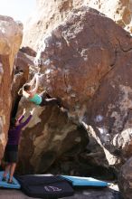 Bouldering during the Hueco Tanks Awesome Fest 14.2.

Filename: srm_20140223_11233057.jpg
Aperture: f/4.0
Shutter Speed: 1/800
Body: Canon EOS-1D Mark II
Lens: Canon EF 85mm f/1.2 L II