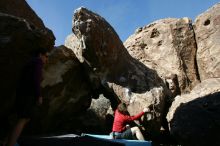 Bouldering during the Hueco Tanks Awesome Fest 14.2.

Filename: srm_20140223_11273671.jpg
Aperture: f/5.6
Shutter Speed: 1/1000
Body: Canon EOS-1D Mark II
Lens: Canon EF 16-35mm f/2.8 L