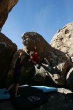 Bouldering during the Hueco Tanks Awesome Fest 14.2.

Filename: srm_20140223_11281684.jpg
Aperture: f/5.6
Shutter Speed: 1/800
Body: Canon EOS-1D Mark II
Lens: Canon EF 16-35mm f/2.8 L