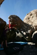 Bouldering during the Hueco Tanks Awesome Fest 14.2.

Filename: srm_20140223_11283488.jpg
Aperture: f/5.6
Shutter Speed: 1/800
Body: Canon EOS-1D Mark II
Lens: Canon EF 16-35mm f/2.8 L