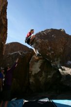 Bouldering during the Hueco Tanks Awesome Fest 14.2.

Filename: srm_20140223_11292002.jpg
Aperture: f/5.6
Shutter Speed: 1/640
Body: Canon EOS-1D Mark II
Lens: Canon EF 16-35mm f/2.8 L