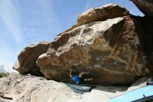 Bouldering during the Hueco Tanks Awesome Fest 14.2.

Filename: srm_20140223_12181023.jpg
Aperture: f/5.6
Shutter Speed: 1/800
Body: Canon EOS-1D Mark II
Lens: Canon EF 16-35mm f/2.8 L