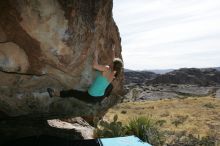 Bouldering during the Hueco Tanks Awesome Fest 14.2.

Filename: srm_20140223_12313245.jpg
Aperture: f/8.0
Shutter Speed: 1/320
Body: Canon EOS-1D Mark II
Lens: Canon EF 16-35mm f/2.8 L