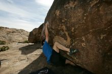 Bouldering during the Hueco Tanks Awesome Fest 14.2.

Filename: srm_20140223_14530266.jpg
Aperture: f/8.0
Shutter Speed: 1/320
Body: Canon EOS-1D Mark II
Lens: Canon EF 16-35mm f/2.8 L