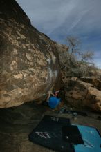 Bouldering during the Hueco Tanks Awesome Fest 14.2.

Filename: srm_20140223_15134078.jpg
Aperture: f/8.0
Shutter Speed: 1/250
Body: Canon EOS-1D Mark II
Lens: Canon EF 16-35mm f/2.8 L