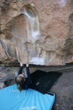 Bouldering during the Hueco Tanks Awesome Fest 14.2.

Filename: srm_20140222_14240490.jpg
Aperture: f/2.8
Shutter Speed: 1/640
Body: Canon EOS-1D Mark II
Lens: Canon EF 16-35mm f/2.8 L