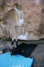 Bouldering during the Hueco Tanks Awesome Fest 14.2.

Filename: srm_20140222_14240491.jpg
Aperture: f/2.8
Shutter Speed: 1/800
Body: Canon EOS-1D Mark II
Lens: Canon EF 16-35mm f/2.8 L