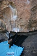 Bouldering during the Hueco Tanks Awesome Fest 14.2.

Filename: srm_20140222_14262097.jpg
Aperture: f/2.8
Shutter Speed: 1/1000
Body: Canon EOS-1D Mark II
Lens: Canon EF 16-35mm f/2.8 L