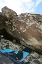 Bouldering during the Hueco Tanks Awesome Fest 14.2.

Filename: srm_20140222_16271006.jpg
Aperture: f/5.6
Shutter Speed: 1/500
Body: Canon EOS-1D Mark II
Lens: Canon EF 16-35mm f/2.8 L