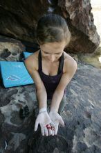 Bouldering during the Hueco Tanks Awesome Fest 14.2.

Filename: srm_20140222_16325619.jpg
Aperture: f/6.3
Shutter Speed: 1/200
Body: Canon EOS-1D Mark II
Lens: Canon EF 16-35mm f/2.8 L