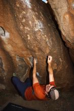 Bouldering in Hueco Tanks on %m/%d/%Y

Filename: SRM_20160219_1213020.jpg
Aperture: f/6.3
Shutter Speed: 1/250
Body: Canon EOS 20D
Lens: Canon EF 16-35mm f/2.8 L