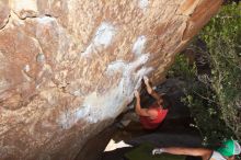 Bouldering in Hueco Tanks on %m/%d/%Y

Filename: SRM_20160219_1304100.jpg
Aperture: f/8.0
Shutter Speed: 1/250
Body: Canon EOS 20D
Lens: Canon EF 16-35mm f/2.8 L