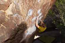 Bouldering in Hueco Tanks on %m/%d/%Y

Filename: SRM_20160219_1306190.jpg
Aperture: f/8.0
Shutter Speed: 1/250
Body: Canon EOS 20D
Lens: Canon EF 16-35mm f/2.8 L