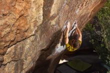 Bouldering in Hueco Tanks on %m/%d/%Y

Filename: SRM_20160219_1306340.jpg
Aperture: f/8.0
Shutter Speed: 1/250
Body: Canon EOS 20D
Lens: Canon EF 16-35mm f/2.8 L