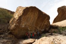 Bouldering in Hueco Tanks on %m/%d/%Y

Filename: SRM_20160219_1430370.jpg
Aperture: f/8.0
Shutter Speed: 1/250
Body: Canon EOS 20D
Lens: Canon EF 16-35mm f/2.8 L