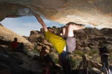 Bouldering in Hueco Tanks on %m/%d/%Y

Filename: SRM_20160219_1435590.jpg
Aperture: f/8.0
Shutter Speed: 1/250
Body: Canon EOS 20D
Lens: Canon EF 16-35mm f/2.8 L