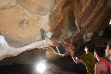 Bouldering in Hueco Tanks on %m/%d/%Y

Filename: SRM_20160219_1438430.jpg
Aperture: f/8.0
Shutter Speed: 1/250
Body: Canon EOS 20D
Lens: Canon EF 16-35mm f/2.8 L