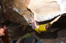 Bouldering in Hueco Tanks on %m/%d/%Y

Filename: SRM_20160219_1448370.jpg
Aperture: f/7.1
Shutter Speed: 1/250
Body: Canon EOS 20D
Lens: Canon EF 16-35mm f/2.8 L