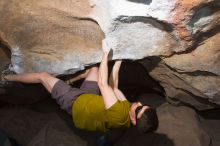 Bouldering in Hueco Tanks on %m/%d/%Y

Filename: SRM_20160219_1448460.jpg
Aperture: f/7.1
Shutter Speed: 1/250
Body: Canon EOS 20D
Lens: Canon EF 16-35mm f/2.8 L